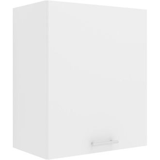 ebuy24 Armadio da cucina vcm appeso Dimensioni ca. a. 60 x l. 50 x t. 31 cm Armadio appeso con due scomparti Mobili da cucina - Esilo (Bianco)