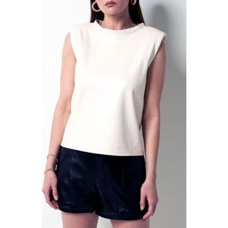 Tart Veda Faux Leather Shell in Pearled Ivory at Nordstrom Rack, Size X-Small