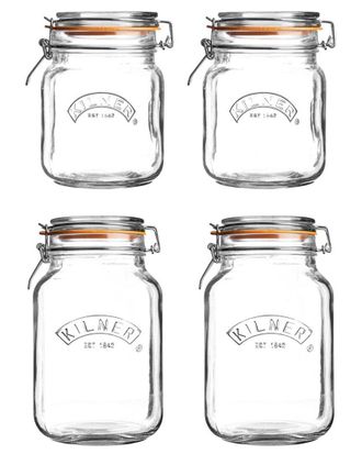 Kilner Kilner Square Clip Top Jars