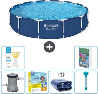 Bestway Piscina Bestway Steel Pro Redonda - 396x84 Cm - 7-piezas S184