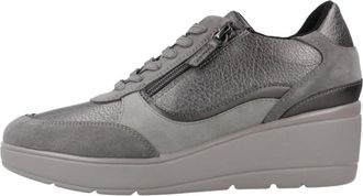 Geox Mujer, Zapatos, Gris, Talla: 39 EU