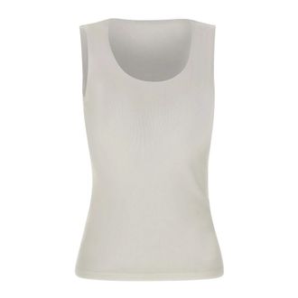 Gran Sasso Tank Top - female - Gran Sasso - Sleeveless Tops - White - XS - Tops