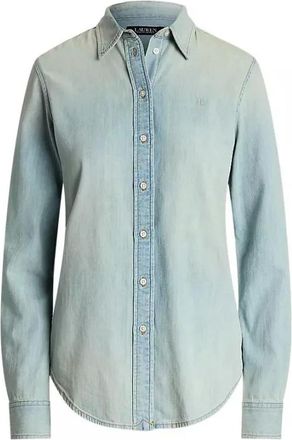 Ralph Lauren Overhemden, Dames, Blauw, XS, Blouse