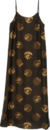 Uma Wang Jurk met patroon - Bruin