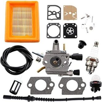 OEM Carburador Y Diafragma Para Desbrozadora Stihl Fs120, Fs120r, Fs200, Fs020, Fs202, Fs200r, Ts200, Fs250, Fs300, Fs350 Y Fs250r. Sustituye A Las Piezas