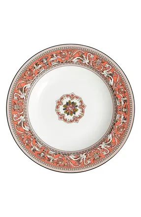 Wedgwood Florentine Bone China Soup Bowl in Salmon at Nordstrom