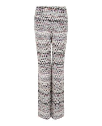 M Missoni Zig Zag Patterned Flared-Leg Pants