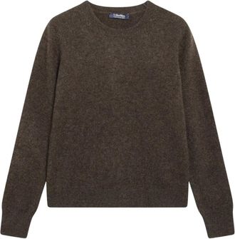 Max Mara Jersey de cuello redondo de lana de yak - Knitwear - Mujer - Marr&oacute;n - L