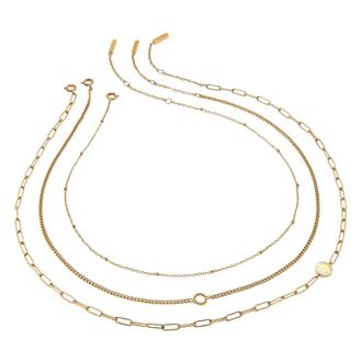 Olivia Burton Illusion Stacking Necklace Set - female - Olivia Burton - Necklaces - Yellow - ONE SIZE - Accessories