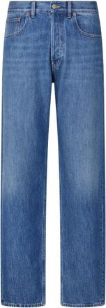 Valentino Jeans, Heren, Blauw, W32, Denim, Straight Jeans