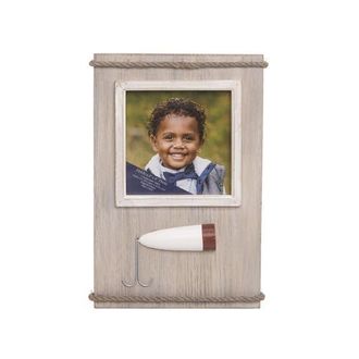 Beachcombers Lure Wood Photo Frame Picture Holder in Beige at Nordstrom, Size Medium