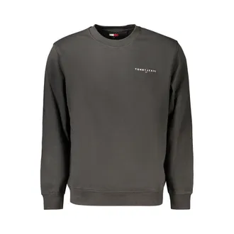 Tommy Hilfiger Black Cotton Men Mens Sweatshirt