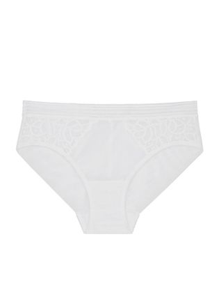 Wacoal Raffine Lace Briefs - White - XL (UK16 / XL)