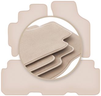 OEM Alfombrillas Beige Premium Para: Kia Carens I Monovolumen 1999-2006