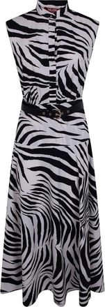 Max Mara West Midi Jurk - Dames - Casual kleedjes - Veelkleurig - XS - Katoen - Kleedjes