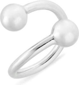 Justine Clenquet Selma Open Ring in Palladium at Nordstrom