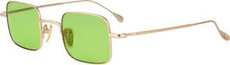 Gucci Unisex Sunglasses Gg1813s Gold Metal