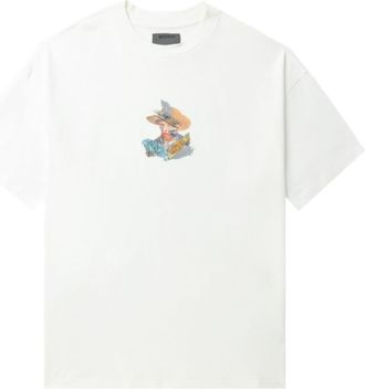 Musium Div. graphic-print cotton T-shirt - men - Cotton - S - White