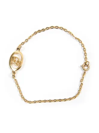 Dior Bracciale CD a catena anni 90 - Oro