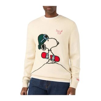 Saint Barth Jersey Bombardino Light de cuello redondo - Knitwear - Hombre - Beige - M