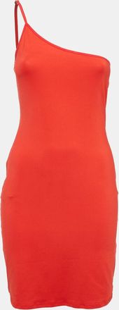 Preen Red Jersey One Shoulder Bodycon Dress