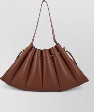 Themoir&egrave; pleated shoulder bag gold tone hardware