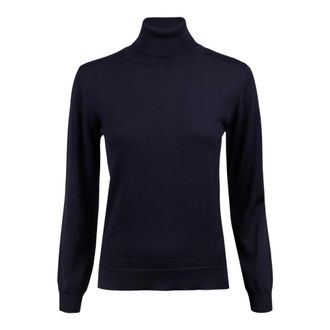 Stenstr&ouml;ms Truien & Vesten, Dames, Blauw, XS, Wol, Silja Rollneck