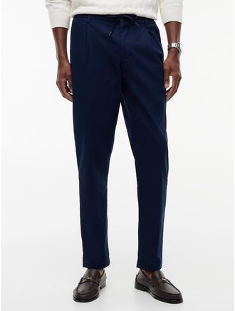 Tommy Hilfiger Mens Relaxed Tapered Tech Pant - Navy - 30W x 30L