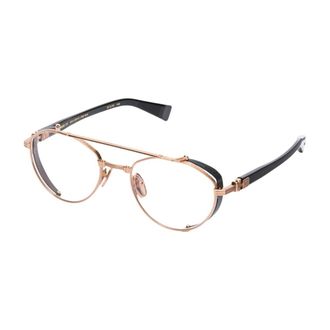 Balmain Glasses, unisex, Pink, Size: 52 MM Brigade IV Optical Frame