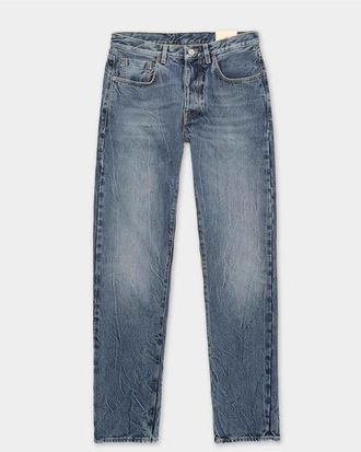 Fortela 965 John Japan Selvedge 5 Pocket Regular Fit Denim Pants in Stone Wash at Nordstrom, Size 34