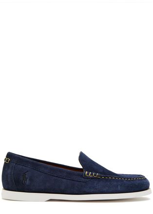 Polo Ralph Lauren Merton Suede Loafers - Navy - 11 (IT44 / UK10)