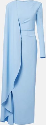 Rachel Gilbert Dion caped draped gown