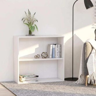 vidaXL Estanter&iacute;a De Madera De Ingenier&iacute;a Blanca 80x30x76,5 Cm Vidaxl