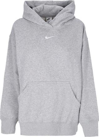 Nike Phoenix Fleece Oversized Hoodie - Dames - Sportshirts - Grijs - M - Katoen - Fitness