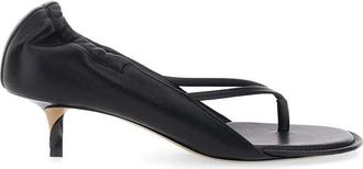 Jacquemus Sandali Jacquemus in pelle arricciata