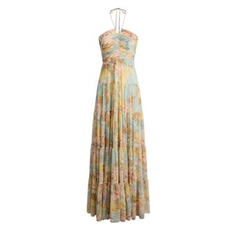 Ralph Lauren Maxi Dresses, female, Multicolor, Size: 3XS Lauren Ralph Lauren Dresses Natural