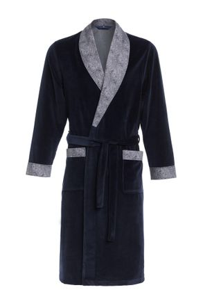 OEM Bata De Ba&ntilde;o Para Hombre Re-103 - Color: Azul Marino C2 - Talla: 3xl