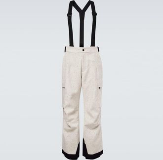 Moncler Virgin wool ski salopettes