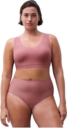 Chantelle Soft Stretch Brief Womens Underwear Rose De Bois, Cotton/Polyamide/Elastane