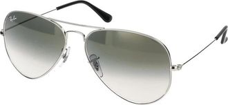 Ray-Ban Klassieke Aviator Zonnebril - unisex - Zonnebrillen - Grijs - 58 MM - Accessoires