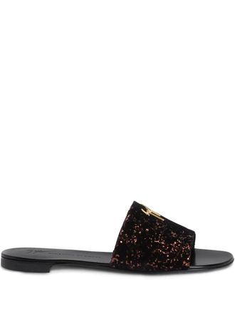 Giuseppe Zanotti Shirley leather sandals - Black