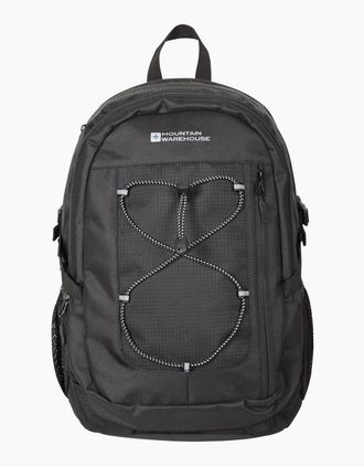 Mountain Warehouse Mens Mountain Warehouse Peregrine Logo Backpack - Black - Size: ONE size
