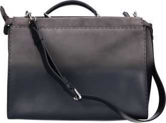 Fendi Black Leather Shoulder Bag (Pre-Owned)