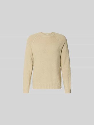 Closed Closed Regular Fit Pullover in Strick-Optik in Offwhite, Gr&ouml;&szlig;e L