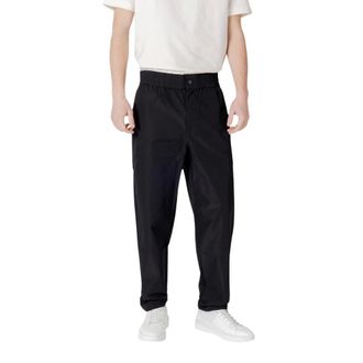 Calvin Klein Jeans Slim-fit Trousers, male, Black, W33, Track Pant