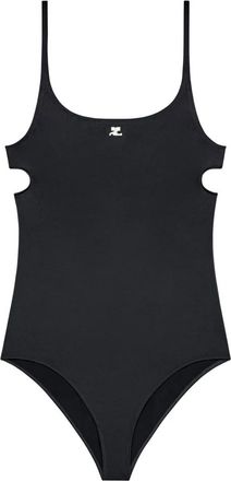 Courr&egrave;ges Cut-Out One-Piece - Dames - Badpakken - Zwart - M - Badmode
