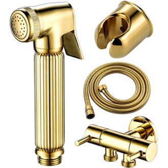 OEM Rociador De Bid&eacute; De Lat&oacute;n Para Montaje En Pared - Rociador De Bid&eacute; Port&aacute;til - F&aacute;cil Instalaci&oacute;n - Ahorro De Agua - Agarre C&oacute;modo -crezuo