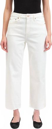 Daze Sundaze Ankle Straight Leg Jeans In Sandy