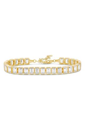 SHYMI Tennis Bracelet in Gold at Nordstrom