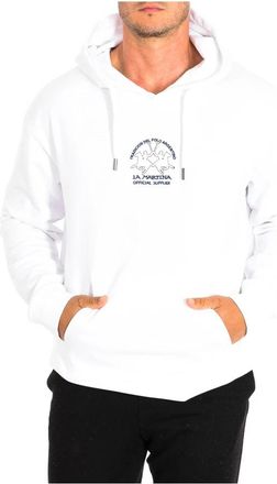 La Martina Hoodie - Heren - Hoodies - Wit - L - Katoen - Hoodies & sweatvesten
